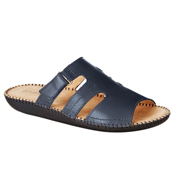 Naturalizer Shoes - Naturalizer ‘Serene’ Navy Blue Leather Sandals